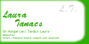 laura tanacs business card